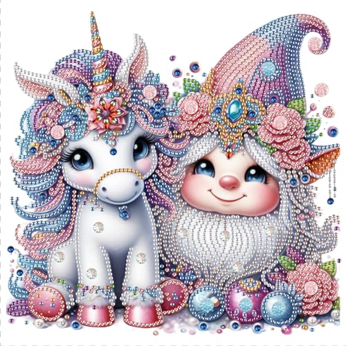SHEGZHUC 30x30cm Diamond Painting Einhorn Wichtel Gnome Zwerge Strass Special Spezialsteine Diamant Malerei Kunst Stickerei Kreuzstich Bilder Geschenk Wanddekoration SHEGZHUC 30x30cm Diamond Painting Einhorn Wichtel Gnome Zwerge Strass Special Spezialsteine Diamant Malerei Kunst Stickerei Kreuzstich Bilder Geschenk Wanddekoration von SHEGZHUC