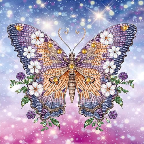 SHEGZHUC 30x30cm Diamond Painting Schmetterling Diamond Painting Strass Special Blumen Tiere Diamond Painting Spezialsteine Diamant Malerei Kunst Stickerei Kreuzstich Bilder Geschenk Wanddekoration SHEGZHUC 30x30cm Diamond Painting Schmetterling Diamond Painting Strass Special Blumen Tiere Diamond Painting Spezialsteine Diamant Malerei Kunst Stickerei Kreuzstich Bilder Geschenk Wanddekoration von SHEGZHUC