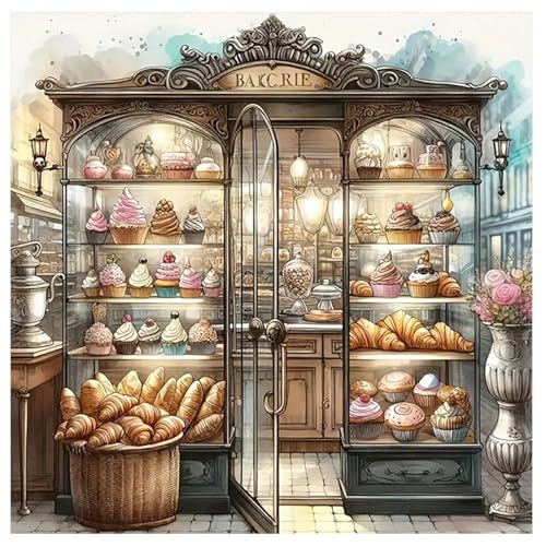 SHEGZHUC 40x40cm Diamond Painting Küche Bäckerei Backen Cupcakes Brot Kuchen Diamond Painting Kaffee Diamant Painting Küche Mosaik Diamant Malerei Kunst Stickerei Kreuzstich Bilder Geschenk Wand Dekor SHEGZHUC 40x40cm Diamond Painting Küche Bäckerei Backen Cupcakes Brot Kuchen Diamond Painting Kaffee Diamant Painting Küche Mosaik Diamant Malerei Kunst Stickerei Kreuzstich Bilder Geschenk Wand Dekor von SHEGZHUC