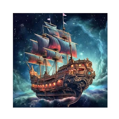 SHEGZHUC 40x40cm Diamond Painting Schiff Diamond Painting Raumschiff Diamond Painting Segelschiff Landschaft Dunkle Nacht Diamant Malerei Kunst Stickerei Kreuzstich Bilder Geschenk Wanddekoration SHEGZHUC 40x40cm Diamond Painting Schiff Diamond Painting Raumschiff Diamond Painting Segelschiff Landschaft Dunkle Nacht Diamant Malerei Kunst Stickerei Kreuzstich Bilder Geschenk Wanddekoration von SHEGZHUC
