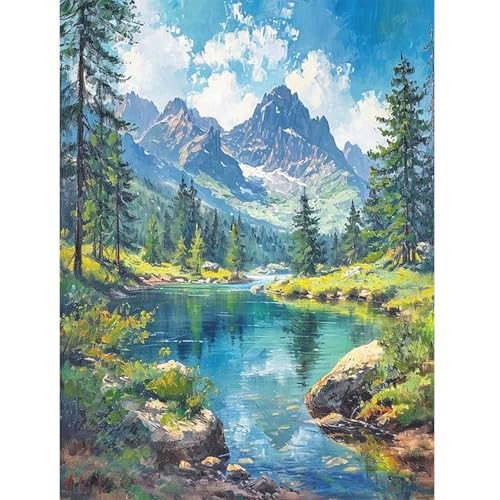 SHEGZHUC 40x50cm Eckige Steine Diamond Painting Landschaft Bergsee Diamond Painting Berge Landschaft Mosaik Diamant Malerei Kunst Stickerei Kreuzstich Bilder Geschenk Wanddekoration SHEGZHUC 40x50cm Eckige Steine Diamond Painting Landschaft Bergsee Diamond Painting Berge Landschaft Mosaik Diamant Malerei Kunst Stickerei Kreuzstich Bilder Geschenk Wanddekoration von SHEGZHUC