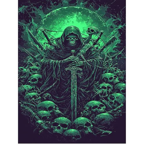 SHEGZHUC 40x50cm Eckige Steine Diamond Painting Totenkopf Grün Diamant Painting Bilder Totenkopf Skull Schädel Mosaik Diamant Malerei Kunst Stickerei Kreuzstich Bilder Geschenk Wanddekoration SHEGZHUC 40x50cm Eckige Steine Diamond Painting Totenkopf Grün Diamant Painting Bilder Totenkopf Skull Schädel Mosaik Diamant Malerei Kunst Stickerei Kreuzstich Bilder Geschenk Wanddekoration von SHEGZHUC