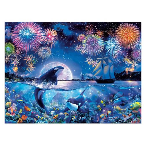 SHEGZHUC 50x40cm Diamond Painting Delfine Unterwasserwelt Landschaft Diamant Painting Viereckigen Steinen Delfin Schiff Meer Diamant Malerei Kunst Stickerei Kreuzstich Bilder Geschenk Wanddekoration SHEGZHUC 50x40cm Diamond Painting Delfine Unterwasserwelt Landschaft Diamant Painting Viereckigen Steinen Delfin Schiff Meer Diamant Malerei Kunst Stickerei Kreuzstich Bilder Geschenk Wanddekoration von SHEGZHUC