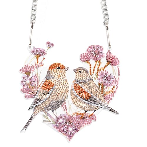 SHEGZHUC Diamond Painting Anhänger Sonnenfänger Ornamente - Stickerei Kreuzstich Diamant Malerei Geschenk für Fenster und Haustür - Vogel Blumen Dekoration zum Aufhängen SHEGZHUC Diamond Painting Anhänger Sonnenfänger Ornamente - Stickerei Kreuzstich Diamant Malerei Geschenk für Fenster und Haustür - Vogel Blumen Dekoration zum Aufhängen von SHEGZHUC