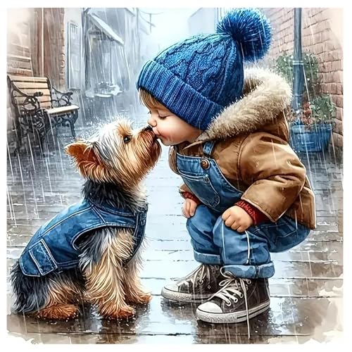 SHEGZHUC Diamond Painting Hund Yorkshire Kuss 30x30cm Diamond Painting Malteser Hund Diamond Painting Tiere Regen Mosaik Diamant Malerei Kunst Stickerei Kreuzstich Bilder Geschenk Wanddekoration SHEGZHUC Diamond Painting Hund Yorkshire Kuss 30x30cm Diamond Painting Malteser Hund Diamond Painting Tiere Regen Mosaik Diamant Malerei Kunst Stickerei Kreuzstich Bilder Geschenk Wanddekoration von SHEGZHUC
