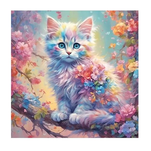 SHEGZHUC Diamond Painting Katze Bunt 30x30cm Diamant Painting Bilder Katze Diamond Painting Blumen Diamond Painting Tiere Diamant Malerei Kunst Stickerei Kreuzstich Bilder Geschenk Wanddekoration SHEGZHUC Diamond Painting Katze Bunt 30x30cm Diamant Painting Bilder Katze Diamond Painting Blumen Diamond Painting Tiere Diamant Malerei Kunst Stickerei Kreuzstich Bilder Geschenk Wanddekoration von SHEGZHUC