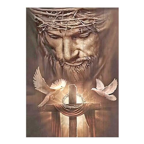 SHEGZHUC Diamond Painting Kreuz Jesus 40x50cm Diamant Painting Bilder Jesus Diamond Painting Tauben Diamant Painting Vogel Perlenbilder Erwachsene Tiere Jesus Christus Bilder Malen nach Zahlen Jesus SHEGZHUC Diamond Painting Kreuz Jesus 40x50cm Diamant Painting Bilder Jesus Diamond Painting Tauben Diamant Painting Vogel Perlenbilder Erwachsene Tiere Jesus Christus Bilder Malen nach Zahlen Jesus von SHEGZHUC