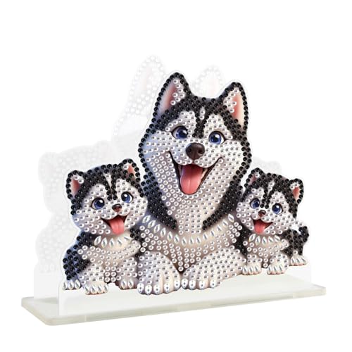 SHEGZHUC Diamond Painting Serviettenhalter Hunde Husky Familie Freistehender Tischtuchspender Papierhandtuchhalter Servietten Rahmen Serviettenspender Diamant Malerei Serviettenständer Geschenk SHEGZHUC Diamond Painting Serviettenhalter Hunde Husky Familie Freistehender Tischtuchspender Papierhandtuchhalter Servietten Rahmen Serviettenspender Diamant Malerei Serviettenständer Geschenk von SHEGZHUC