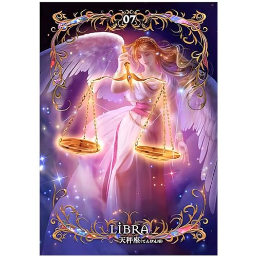 SHEGZHUC 30x40cm Diamond Painting Sternzeichen Waage 5D Diamant Painting Sternzeichen Waage Erwachsene Glitzer Diamant Malerei Kunst Stickerei Kreuzstich Bilder Geschenk Wanddekoration von SHEGZHUC