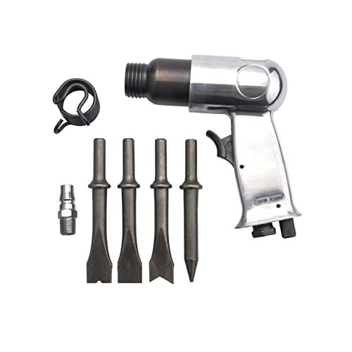 Drucklufthammer, 150 pneumatische Chipping Hammer Air Meißelschaufel Spaten Rust Entferner Wind Derust Werkzeuge mit 4 Kopf Drucklufthammer, 150 pneumatische Chipping Hammer Air Meißelschaufel Spaten Rust Entferner Wind Derust Werkzeuge mit 4 Kopf von SHEHUALI