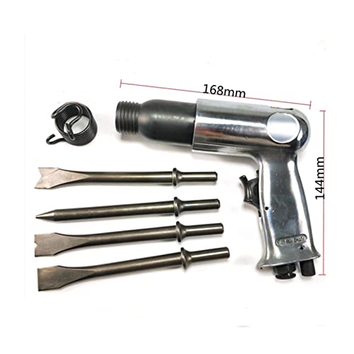 Drucklufthammer, 250mm 10 "Industrial Air Hammer Pneumatische Werkzeuge Pistolen Griff Flusshacker Bremsbelastung Scaling Hammer Flat Meißel Heavy Duty(190mm) von SHEHUALI