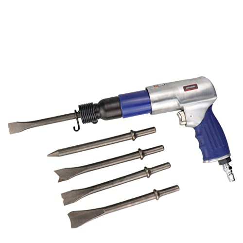 Drucklufthammer, 250mm Air Hammer Professionelle Handheld Pistolengas Schaufeln Kleiner Rostentferner Pneumatische Werkzeuge mit 5 Meißel Set Drucklufthammer, 250mm Air Hammer Professionelle Handheld Pistolengas Schaufeln Kleiner Rostentferner Pneumatische Werkzeuge mit 5 Meißel Set von SHEHUALI