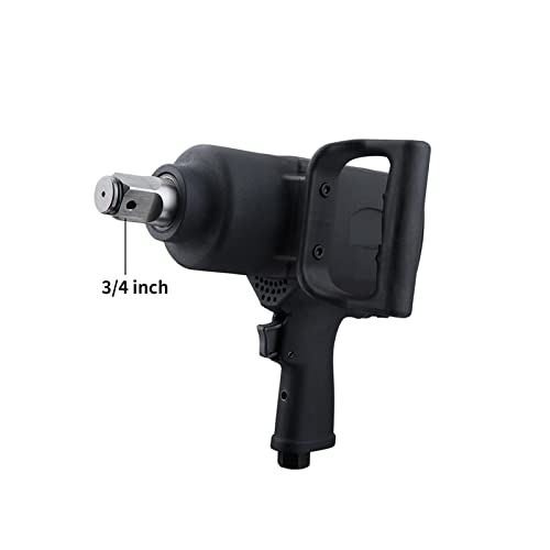 Drucklufthammer, 3800 pneumatischer Drehmomentschlüssel for Entfernen von Schrauben Hochleistungs-Doppelhammer-pneumatischer Schlagschrauber-Werkzeugsatz(0.75 inch) von SHEHUALI