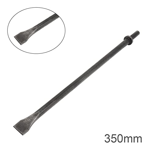 Drucklufthammer, 4 teile/los Lufthammer Kopf Luft Meißel Hartstahl Feste Schlaghammer Kopfstütze Pneumatische Werkzeug zum Klopfen/Rostentfernung(350mm Flat) von SHEHUALI