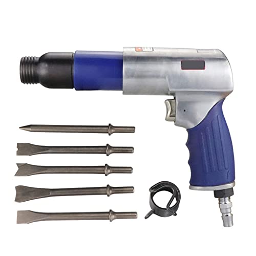 Drucklufthammer, Abbruchheber Lufthammer 175 mm Professionelle Handpistolen-Gasschaufeln 250 K kleiner Rostentferner pneumatische Werkzeuge mit 5 Meißeln for Grabenziehen, Hacken, Brechen von Löchern Drucklufthammer, Abbruchheber Lufthammer 175 mm Professionelle Handpistolen-Gasschaufeln 250 K kleiner Rostentferner pneumatische Werkzeuge mit 5 Meißeln for Grabenziehen, Hacken, Brechen von Löchern von SHEHUALI