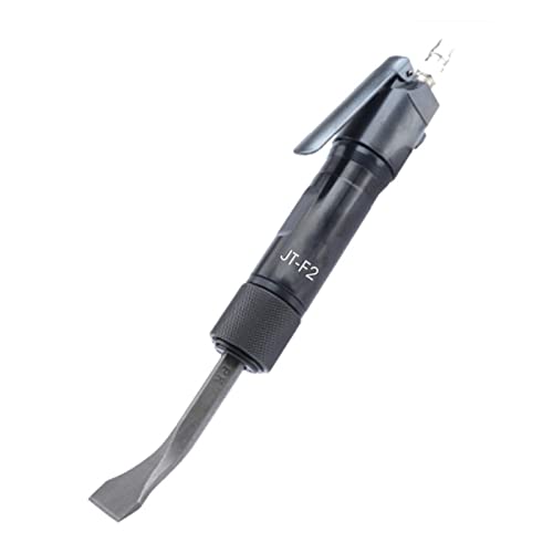 Drucklufthammer, Air Flux Chipper 10 Zoll langer pneumatischer Metall-Rost-Romover-Zylinderschaft-Schaber Bremsenschälhammer Autoreparatur-Flachmeißel(Set 1) von SHEHUALI