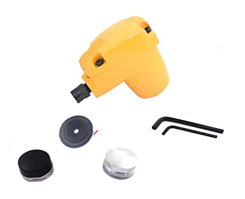 Drucklufthammer, Griff Pneumatischer Hammer Handlufthammer Palmenhammer Härte Hammerspitzen Set Mini Kleiner Selbstmeißelhammer(Grey or yellow) von SHEHUALI