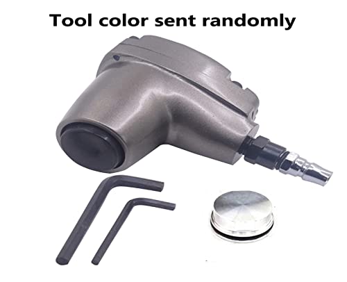 Drucklufthammer, Griff Pneumatischer Hammer Handlufthammer Palmenhammer Härte Hammerspitzen Set Mini Kleiner Selbstmeißelhammer(Noir) von SHEHUALI