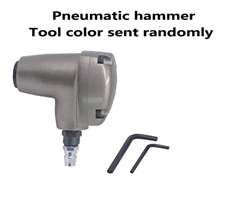 Drucklufthammer, Griff Pneumatischer Hammer Handlufthammer Palmenhammer Härte Hammerspitzen Set Mini Kleiner Selbstmeißelhammer(Rood) von SHEHUALI