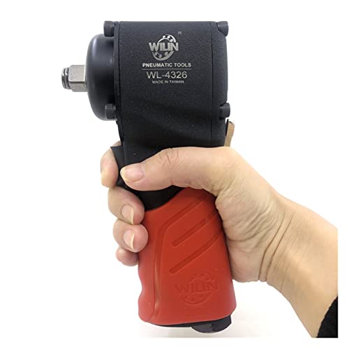 Drucklufthammer, Industrielle pneumatische Werkzeuge 1/2 "Zoll Mini Composite Luftschlagschlüssel 65 0nm Drehmoment Twim Hammer.(WL-4326 Red rubble) von SHEHUALI