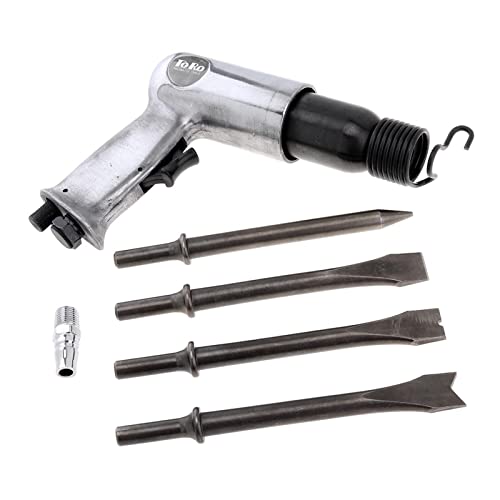 Drucklufthammer, Lufthammer Professionelle Handheld-Pistole Gasschaufeln Kleiner Rostentferner Pneumatische Werkzeuge mit 4 Meißeln Set 9190 190mm Drucklufthammer, Lufthammer Professionelle Handheld-Pistole Gasschaufeln Kleiner Rostentferner Pneumatische Werkzeuge mit 4 Meißeln Set 9190 190mm von SHEHUALI