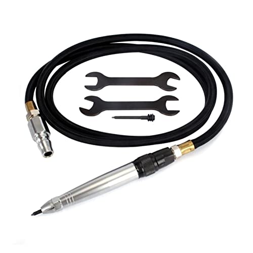 Drucklufthammer, Luftstiftgravierstift Pneumatische Stifte Würfel Kit Schreiber Hammer Gravur Schriftzug Werkzeug Schreiberschlauch(Set) von SHEHUALI