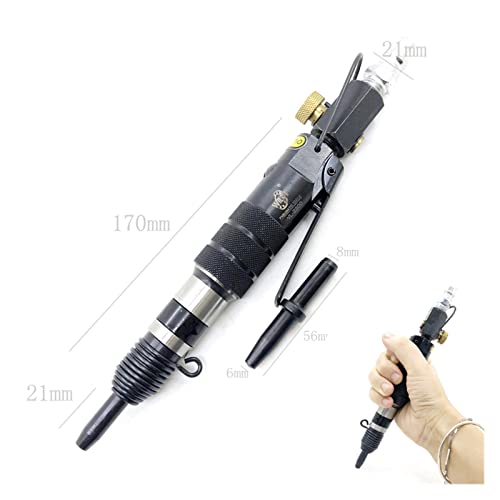 Drucklufthammer, Mini Micro Air Palm Hammer Meißel for Spannstifte Typ C 2 mm - 6 mm 1/8 Zoll Pin Pneumatikwerkzeuge von SHEHUALI