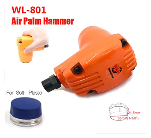 Drucklufthammer, Pneumatische Luftwerkzeuge Handfläche der Hand Knock Beat Strike Hammer Scaler Up-801(Orange) von SHEHUALI