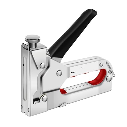 Nagelpistole, 3-in-1-Hand-Heftgerät mit robuster Handnagelpistole aus Stahl for Einrahmen von Heftklammern von Free Woodworking Tacker Tools Nagelpistole, 3-in-1-Hand-Heftgerät mit robuster Handnagelpistole aus Stahl for Einrahmen von Heftklammern von Free Woodworking Tacker Tools von SHEHUALI