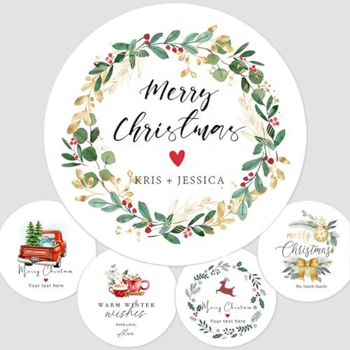 100 Stück Personalisierte Weihnachtsaufkleber Für Geschenke, DIY-Geburtstagsdekorationen, Individuelle Etiketten, Umschläge, Notizbücher, Koffer, DIY-wasserdichte Aufkleber 100 Stück Personalisierte Weihnachtsaufkleber Für Geschenke, DIY-Geburtstagsdekorationen, Individuelle Etiketten, Umschläge, Notizbücher, Koffer, DIY-wasserdichte Aufkleber von SHENGBEIDZ