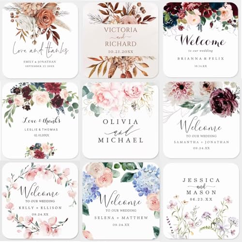100 Stück individuelle quadratische Aufkleber, Dankesaufkleber for Hochzeiten, Etiketten for Gastgeschenke, rechteckige Willkommensaufkleber, Party-Geschenk-Dekor-Anhänger 100 Stück individuelle quadratische Aufkleber, Dankesaufkleber for Hochzeiten, Etiketten for Gastgeschenke, rechteckige Willkommensaufkleber, Party-Geschenk-Dekor-Anhänger von SHENGBEIDZ