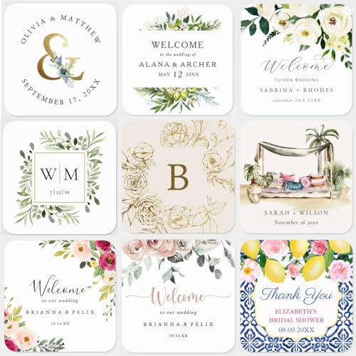 100 Stück personalisierte Hochzeitsaufkleber Etiketten benutzerdefinierte quadratische farbige Aufkleber Tags Danke Willkommen Aufkleber Geburtstagsgeschenk Dekor Tag 100 Stück personalisierte Hochzeitsaufkleber Etiketten benutzerdefinierte quadratische farbige Aufkleber Tags Danke Willkommen Aufkleber Geburtstagsgeschenk Dekor Tag von SHENGBEIDZ