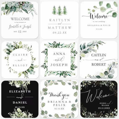 100 Stück personalisierte quadratische Etikettenaufkleber, Personalisierte Namen for Hochzeitsaufkleber, Dankeschön-Aufkleber for Brautpartys, Geburtstagsgeschenk-Dekor-Anhänger 100 Stück personalisierte quadratische Etikettenaufkleber, Personalisierte Namen for Hochzeitsaufkleber, Dankeschön-Aufkleber for Brautpartys, Geburtstagsgeschenk-Dekor-Anhänger von SHENGBEIDZ