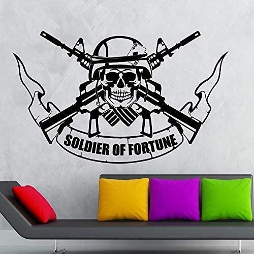 Vinyl Aufkleber Soldaten Reichtum Wandtattoo Krieg Militär Schädel Soldat Wand Poster Dekoration Abnehmbare Wandbild 68 * 42Cm Vinyl Aufkleber Soldaten Reichtum Wandtattoo Krieg Militär Schädel Soldat Wand Poster Dekoration Abnehmbare Wandbild 68 * 42Cm von SHENGWW