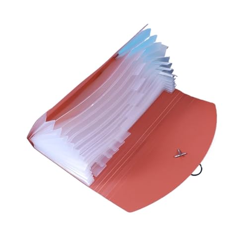 Erweiterbare Aktenordner 13 Taschen, einfacher Dokumentenordner, tragbar, Gummiband, Kunststoff, erweiterbar, Akkordeon-Dateiordner-Organizer(Picture 1) von SHENJMAI