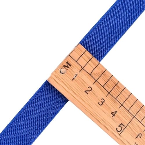 SHENJMAI Elastische Bänder zum Nähen, 5/10 m, 15 mm, Nylon, Gummiband, Gurtband, DIY, Unterwäsche, Hosen, Stretchgürtel, Spandex-Bänder, Nähzubehör (blau, 5 m _ 15 mm) von SHENJMAI