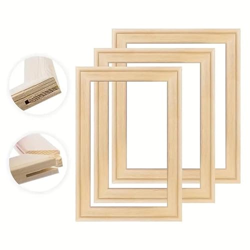 SHENJMAI Keilrahmen für leinwand DIY Holz Bilderrahmen for Bild Poster Leinwand Diamant Ölgemälde Rahmen Home Kunst Wandbehang Dekoration(25x35cm) von SHENJMAI