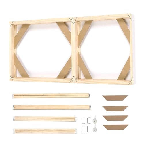 SHENJMAI Keilrahmen für leinwand Großer Rahmen aus natürlichem Kiefernholz for Leinwandgemälde, Bilderrahmen-Set, DIY-Diamant-Gemälderahmen, Wandposter, gerahmt(Height 75 cm,Width 30 cm) von SHENJMAI