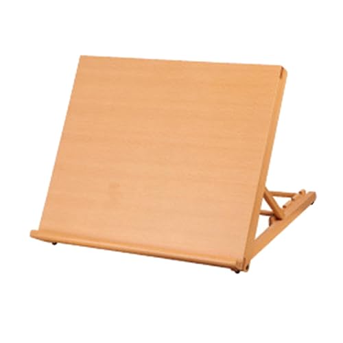 Staffelei zum Malen Verstellbarer Massivholztisch, Leinwand-Arbeitsstation, Skizzenständer for Schulmalerei(Type 3) von SHENJMAI