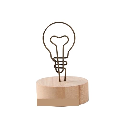 Tischnummern-Kartenhalter 1 Stück Notizklammer aus Holz, Würfelständer, Draht, Foto-Clip, Präsentationsständer, Memo-Klemme, individuelle Geschenk-Notiz-Klemme, Memo-Ordner, klassische Büroklammer(Sty Tischnummern-Kartenhalter 1 Stück Notizklammer aus Holz, Würfelständer, Draht, Foto-Clip, Präsentationsständer, Memo-Klemme, individuelle Geschenk-Notiz-Klemme, Memo-Ordner, klassische Büroklammer(Sty von SHENJMAI