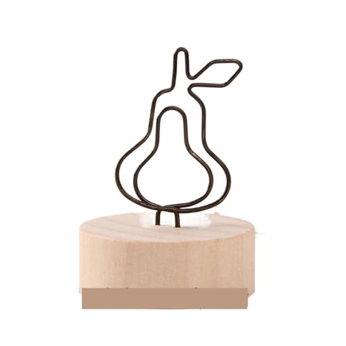 Tischnummern-Kartenhalter 1 Stück Notizklammer aus Holz, Würfelständer, Draht, Foto-Clip, Präsentationsständer, Memo-Klemme, individuelle Geschenk-Notiz-Klemme, Memo-Ordner, klassische Büroklammer(Sty Tischnummern-Kartenhalter 1 Stück Notizklammer aus Holz, Würfelständer, Draht, Foto-Clip, Präsentationsständer, Memo-Klemme, individuelle Geschenk-Notiz-Klemme, Memo-Ordner, klassische Büroklammer(Sty von SHENJMAI