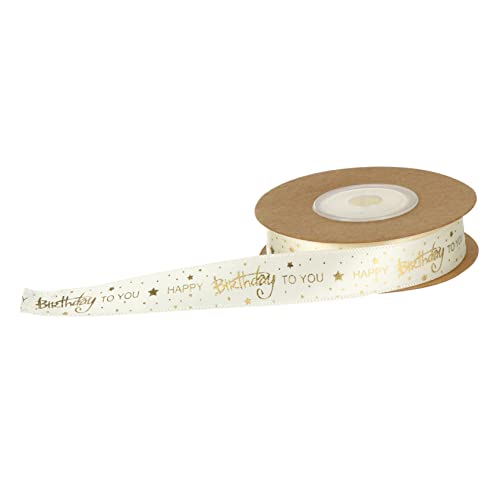 SHERCHPRY 1 Rolle Yards Hochwertiges DIY Geschenkband für Geburtstagsfeiern Hochzeit und Bastelprojekte Glänzend und Flexibel für Geschenkverpackungen und Dekoration von SHERCHPRY