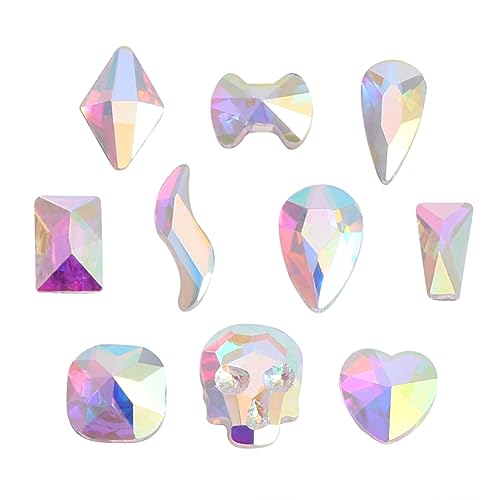 SHERCHPRY 1 Satz Ab Holographic Flatback Strasssteine Für Nageldesign Gemischte Und Formen Für Diy Nagelkunst Handyhüllen Einladungen Und Körperkunst 100 Stück SHERCHPRY 1 Satz Ab Holographic Flatback Strasssteine Für Nageldesign Gemischte Und Formen Für Diy Nagelkunst Handyhüllen Einladungen Und Körperkunst 100 Stück von SHERCHPRY