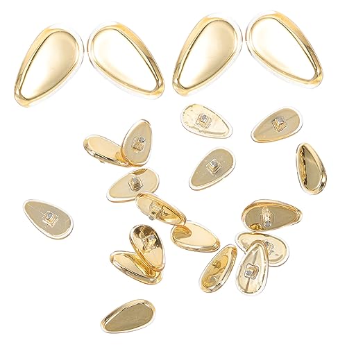 SHERCHPRY 1 Satz Brillen-nasenpads Brillennasenpolster Brillen Nasenpads Schnapsgläser Nasenstütze Für Brillen rutschfeste Nasenpads Für Brillen Brillenauflage Zinklegierung Golden 20 Stück SHERCHPRY 1 Satz Brillen-nasenpads Brillennasenpolster Brillen Nasenpads Schnapsgläser Nasenstütze Für Brillen rutschfeste Nasenpads Für Brillen Brillenauflage Zinklegierung Golden 20 Stück von SHERCHPRY