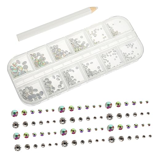 SHERCHPRY 1 Satz Flatboden -Diamantnagelschmuck UV Nailart-Strasssteine Charms für Nagelzubehör Polieren Nagel Strasssteine und Charms Tragen von Nagel-Strasssteinen Glas SHERCHPRY 1 Satz Flatboden -Diamantnagelschmuck UV Nailart-Strasssteine Charms für Nagelzubehör Polieren Nagel Strasssteine und Charms Tragen von Nagel-Strasssteinen Glas von SHERCHPRY