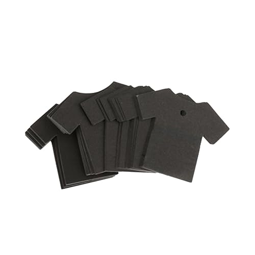 SHERCHPRY 1 Satz Hängeetikett Aus Kraftpapier Etiketten Aus Kraftpapier Weiße Papieranhänger Hängende Etiketten Leeres Etikett Aus Kraftpapier Black 100 Stück SHERCHPRY 1 Satz Hängeetikett Aus Kraftpapier Etiketten Aus Kraftpapier Weiße Papieranhänger Hängende Etiketten Leeres Etikett Aus Kraftpapier Black 100 Stück von SHERCHPRY