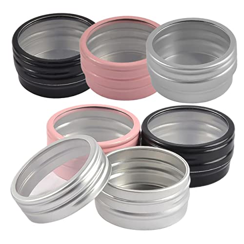 SHERCHPRY 1 Satz Teiliges Aufbewahrungsboxen Für Nageldesign Schmuck Runde Sortierboxen Für Perlen Kleine Behälter Mit Deckel Platzsparend Tragbar 6 Stück von SHERCHPRY