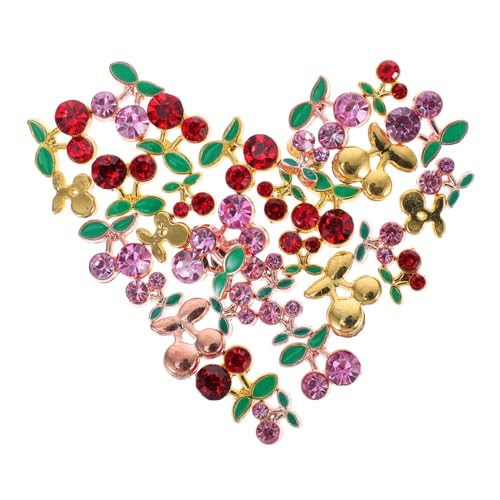 SHERCHPRY 1 Satz Teiliges Kirsch Nagel Design Mit Strasssteinen Diy Nagelkunst Charms Für Für Festlichkeiten Und Besondere Anlässe Mit Hochwertigem Legierungsmaterial Und 32 Stück SHERCHPRY 1 Satz Teiliges Kirsch Nagel Design Mit Strasssteinen Diy Nagelkunst Charms Für Für Festlichkeiten Und Besondere Anlässe Mit Hochwertigem Legierungsmaterial Und 32 Stück von SHERCHPRY