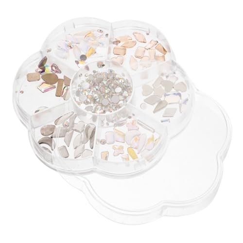 SHERCHPRY 1 Schachtel Außerirdischer -patch -strass Nagel Charms Nagelfolie Maniküre-dekore Nagelsteine Nagelzubehör Nagelschmuck Und Anhänger Nagelkunst Reiz Strasssteine von SHERCHPRY