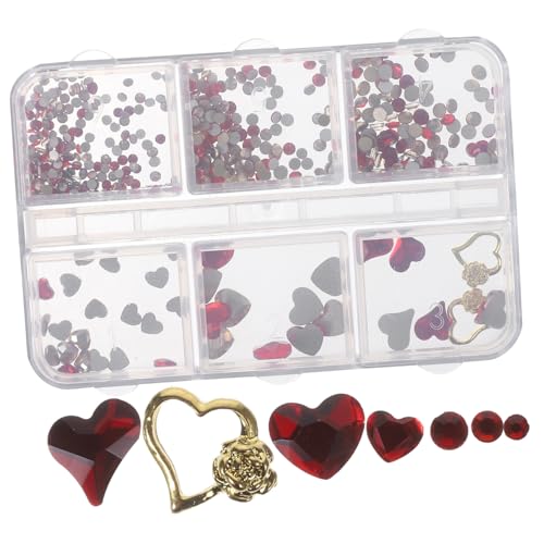 SHERCHPRY 1 Schachtel Charms Große Strasssteine für Einzigartige Nail Art Deko Romantische Maniküre Vielseitige Anwendung Designs und Looks SHERCHPRY 1 Schachtel Charms Große Strasssteine für Einzigartige Nail Art Deko Romantische Maniküre Vielseitige Anwendung Designs und Looks von SHERCHPRY
